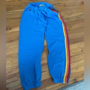 Aviator nation striped sweatpants
